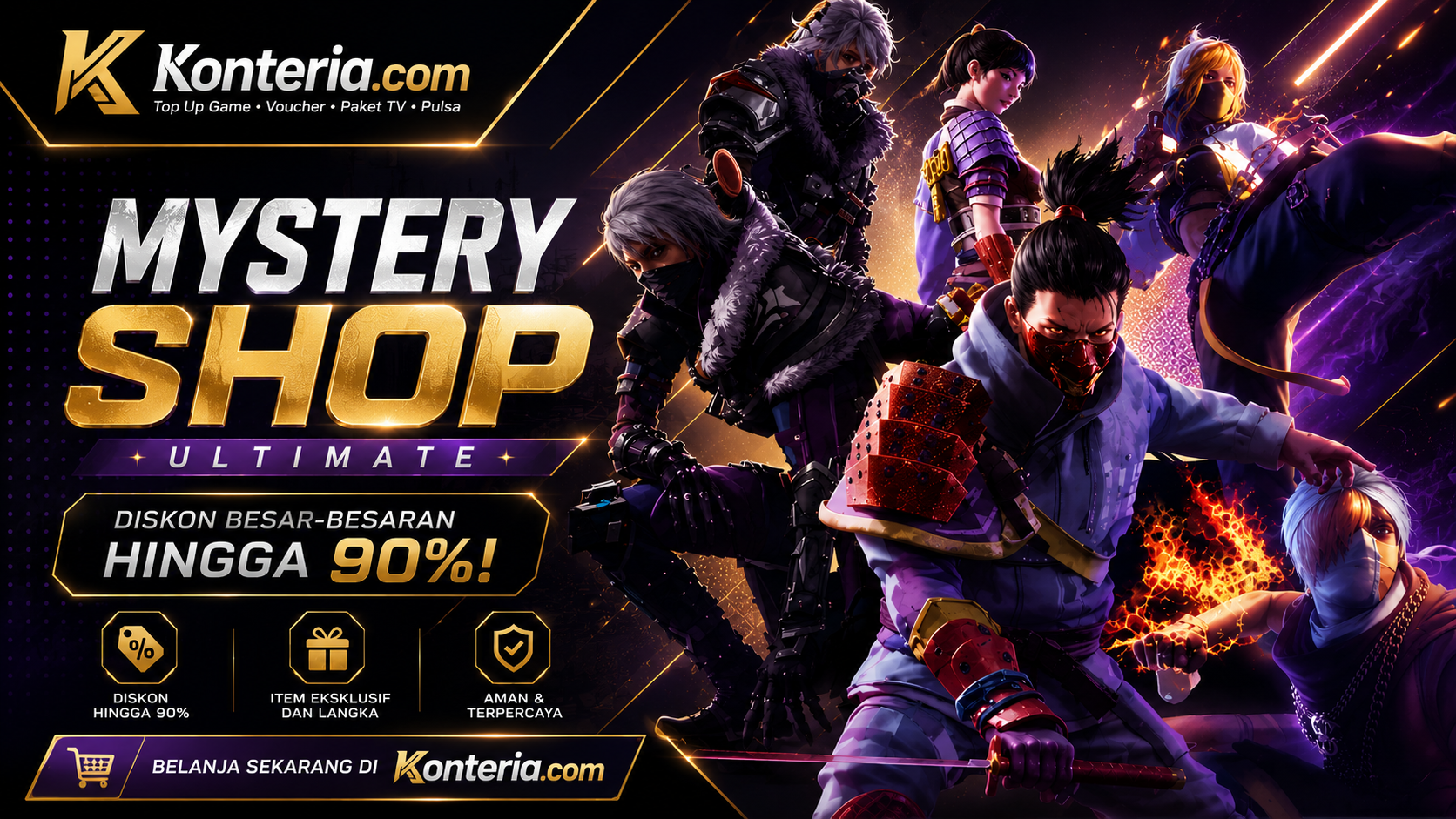Top Up Mystery Shop FF 2026 Harga Diskon Murah